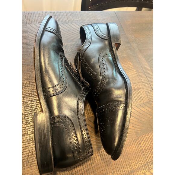 Allen Edmonds black men dress shoes size 15 - Picture 10 of 14